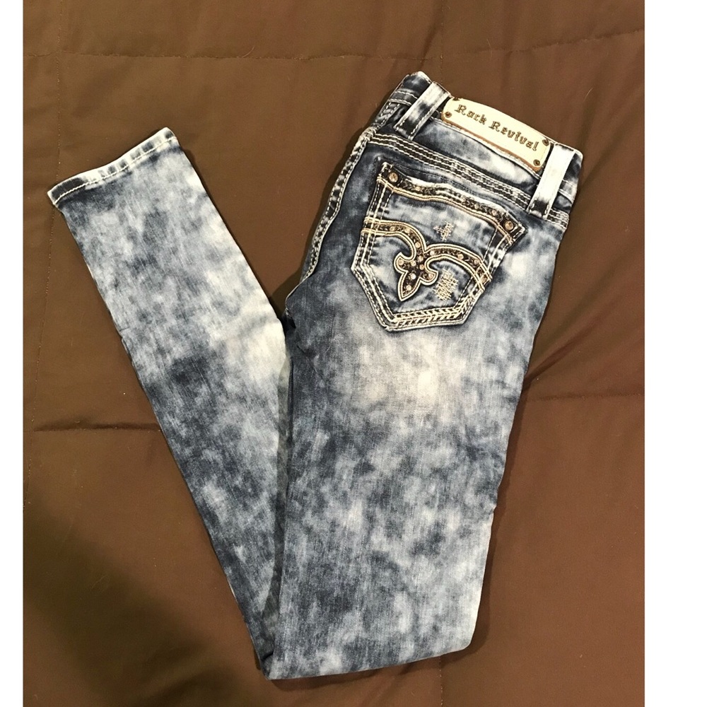 Women’s Rock Revival (Adaliz) Size 24 Skinny Jeans